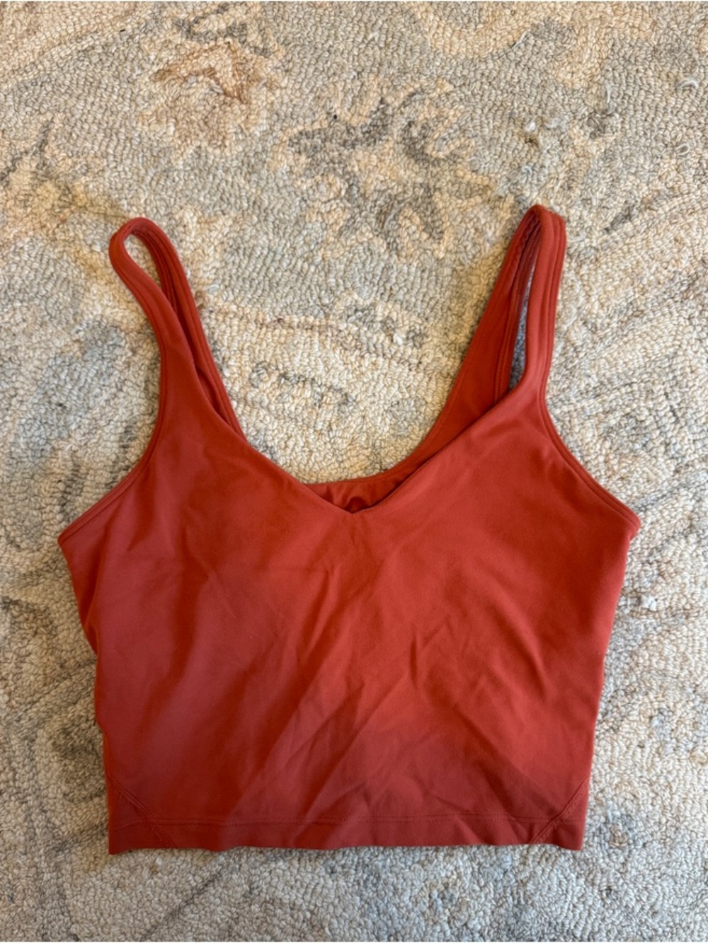 Lululemon Align Tank in poppy orange